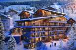 Experience the ultimate winter getaway at this luxurious ski resort.