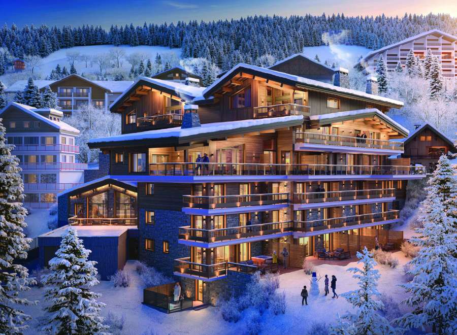 Experience the ultimate winter getaway at this luxurious ski resort.
