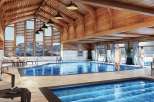 Luxury chalet with indoor pool and spa.