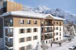 Luxury apartments in the French Alps with breathtaking mountain views.