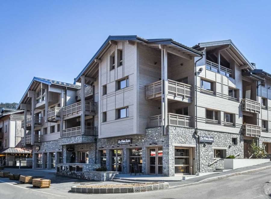 Luxury apartments in the French Alps with stunning mountain views.
