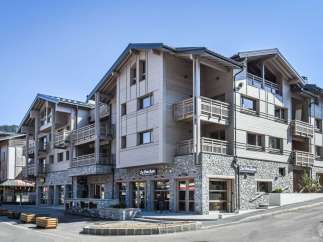 Luxury apartments in the French Alps with stunning mountain views.