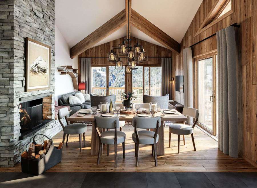 Experience the ultimate mountain retreat in this stunning chalet.