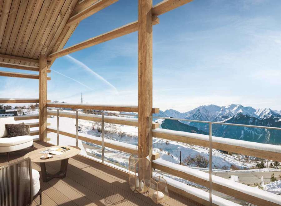 Experience breathtaking mountain views from this stunning property.
