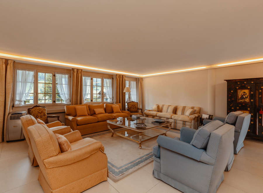 Step into a world of refined elegance in this stunning living room.