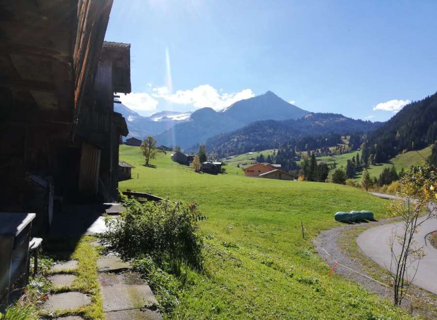Nestled in a picturesque landscape, this property offers stunning mountain views and a serene atmosphere.
