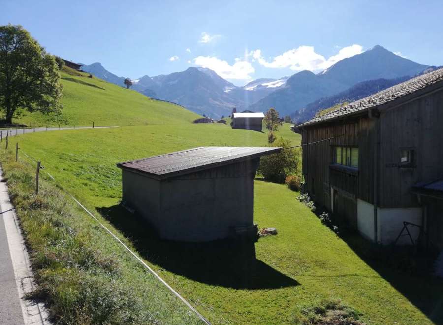 Nestled in a picturesque mountain landscape, this property offers stunning views and a tranquil setting.