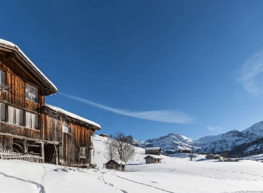 Experience the charm of a winter wonderland in this stunning property.