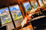 Escape to a cozy cabin with breathtaking mountain views.