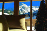 Enjoy breathtaking mountain views from this cozy retreat.