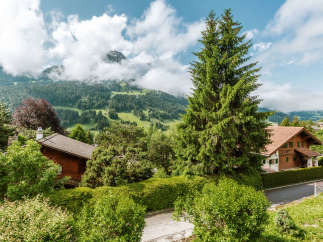 Nestled amidst the breathtaking Swiss Alps, this charming property offers stunning mountain views and a serene atmosphere.