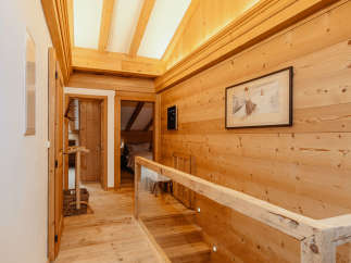Step into a world of rustic elegance with this stunning wooden interior.