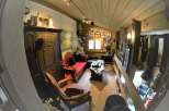Step into a charming, rustic retreat with this unique property.