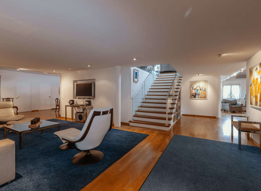 Step into luxury with this stunning property featuring a modern interior design.