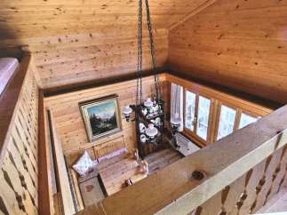 Discover the charm of this cozy wooden interior.