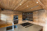 Experience rustic elegance in this stunning kitchen.