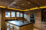 Experience rustic elegance in this stunning kitchen.