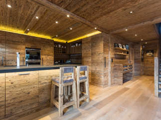 Experience rustic elegance in this stunning kitchen.