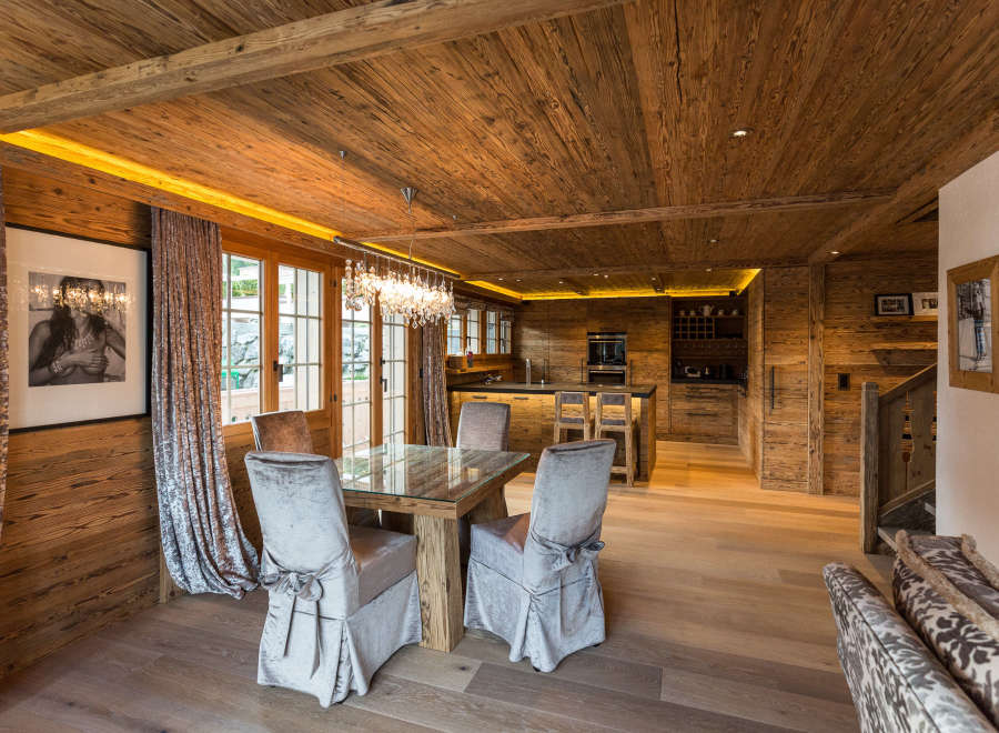 Experience rustic elegance in this stunning chalet.