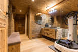 Experience luxury in this stunning property featuring exquisite wooden accents throughout.