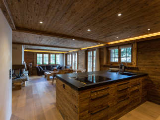 Experience rustic elegance in this stunning chalet-style home.