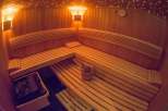 Relax and rejuvenate in this luxurious sauna.