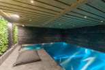 Indulge in luxury with this stunning indoor pool.