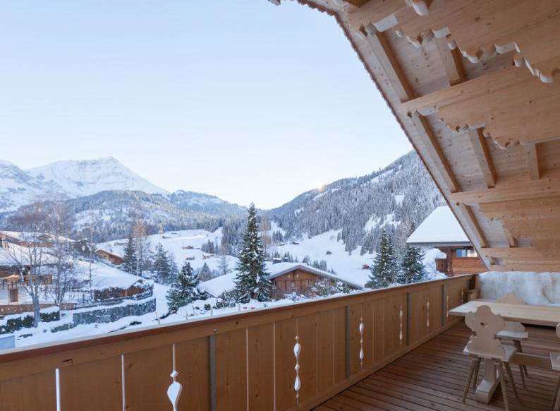 Experience the ultimate winter escape with breathtaking mountain views from this stunning property.