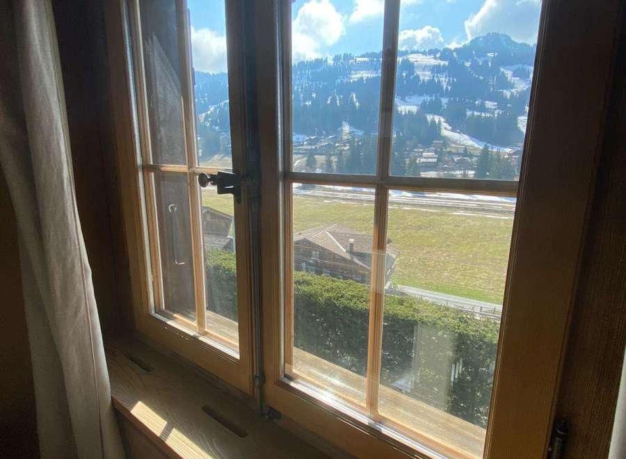 Enjoy breathtaking mountain views from this charming property.
