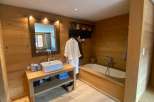 Experience rustic charm in this beautifully designed bathroom.