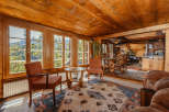 Step into a cozy, rustic retreat with this stunning interior.