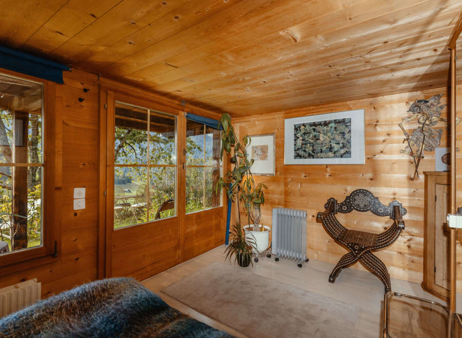Step into a cozy cabin retreat with stunning wooden interiors.