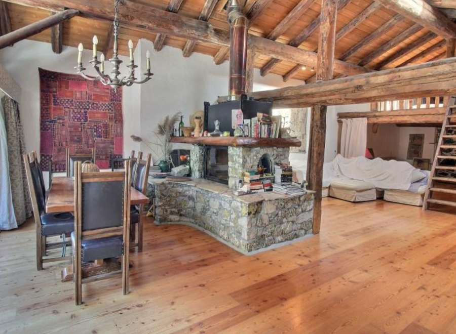 Rustic charm meets modern comfort in this stunning chalet.
