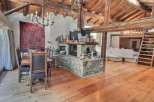 Rustic charm meets modern comfort in this stunning chalet.