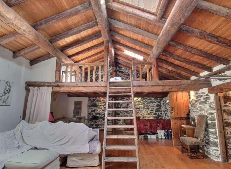 Rustic charm meets modern comfort in this unique mountain home.