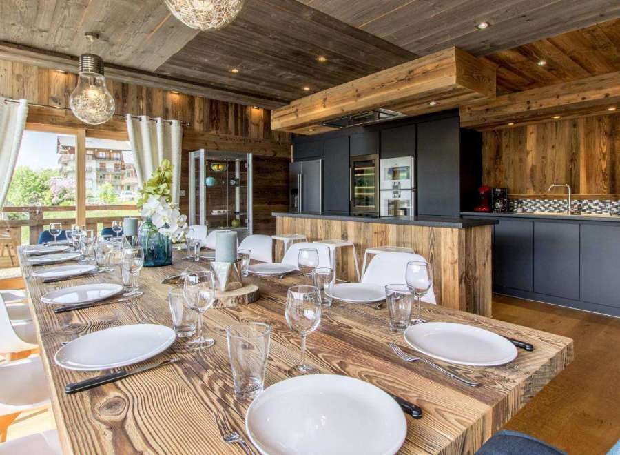 Experience luxury in this stunning property, featuring a beautifully designed dining area perfect for gatherings.