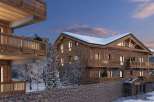 Experience the ultimate alpine escape in this stunning wooden chalet.