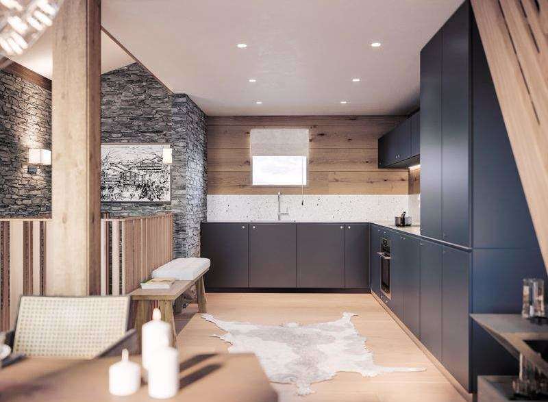 Discover the charm of this stunning property, featuring a beautifully designed kitchen with modern cabinetry and sleek countertops.