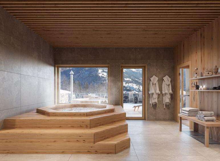 Indulge in ultimate relaxation in this luxurious spa retreat.