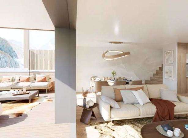 Experience luxury living with breathtaking mountain views in this stunning property.