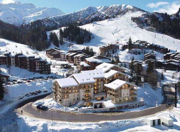 Experience the ultimate winter getaway in this stunning mountain property.