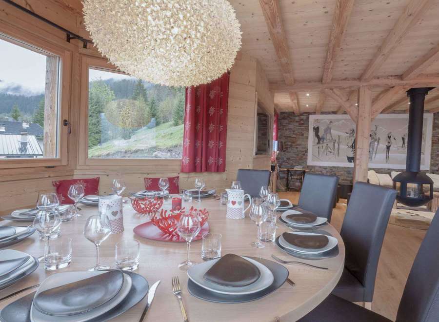 Experience the epitome of luxury in this stunning dining area.