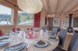 Experience the epitome of luxury in this stunning dining area.