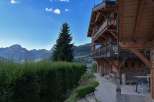 Experience the ultimate mountain retreat in this stunning wooden chalet.