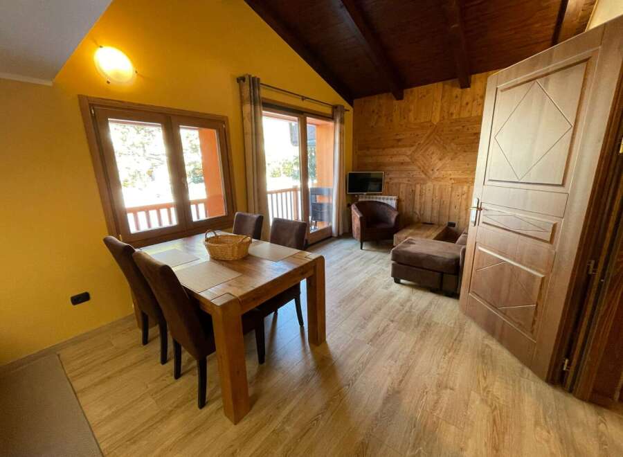 Cozy and inviting living space with a rustic charm.
