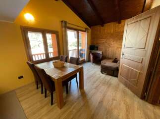 Cozy and inviting living space with a rustic charm.