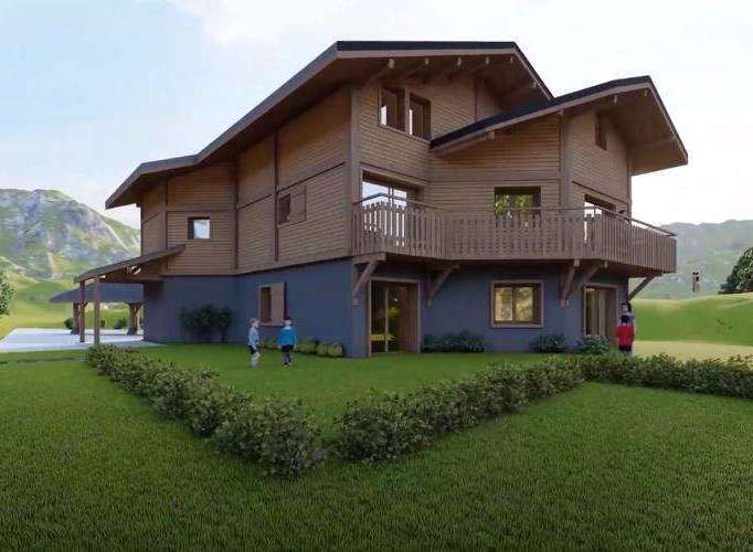 Discover your dream home! This stunning property boasts a beautiful wooden exterior and a charming balcony, perfect for enjoying the scenic views.