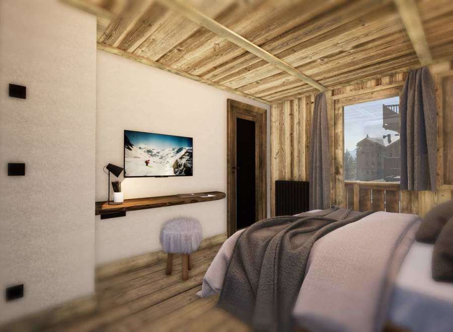 Experience the ultimate in alpine luxury with this stunning room.
