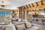 Experience luxury living in this stunning chalet, boasting breathtaking mountain views.