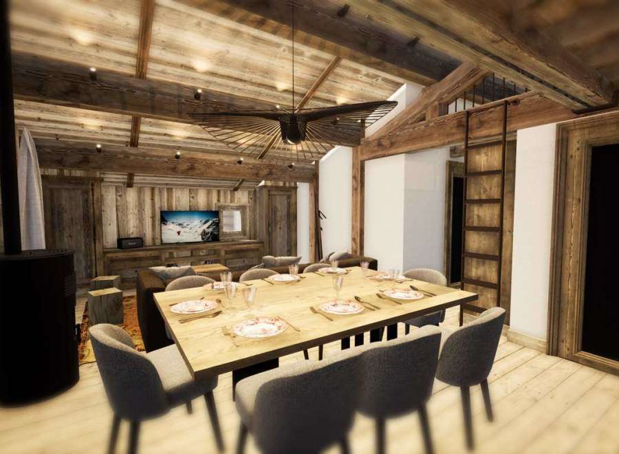 Experience the ultimate in rustic luxury with this stunning chalet.